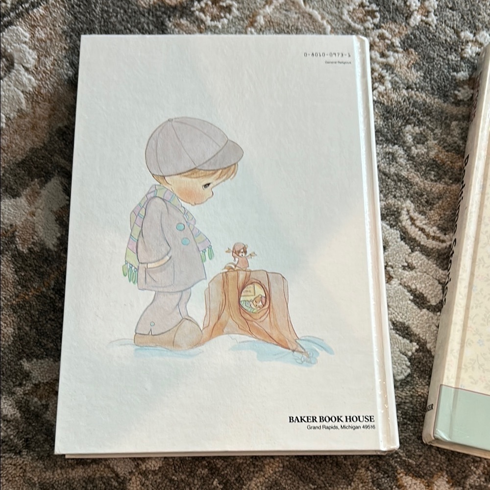 Precious Moments Storybook Set - Cream and Blue vintage from 1988 - Picture 6 of 12